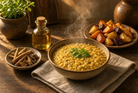 Eating with the Seasons: How an Ayurvedic Doctor Reads Your Skin Through Each Season's Changing Doshas